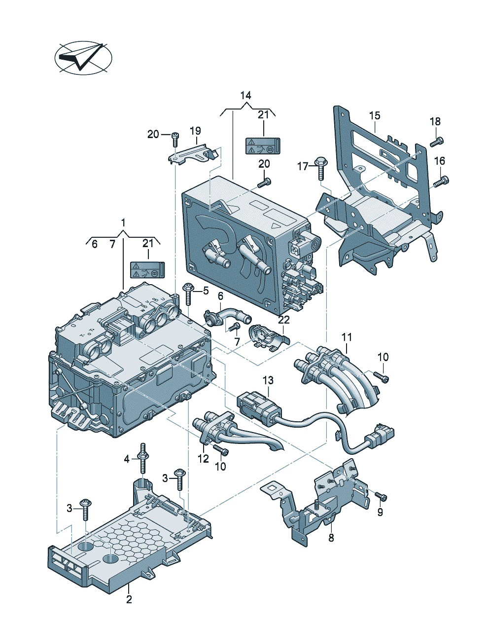 奥迪Q2L 新能源 功率和控制电子装置