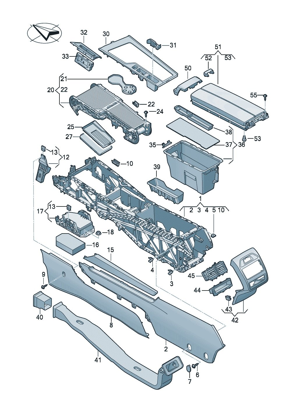 瑞虎8 PRO鲲鹏e+ 车身 中控台