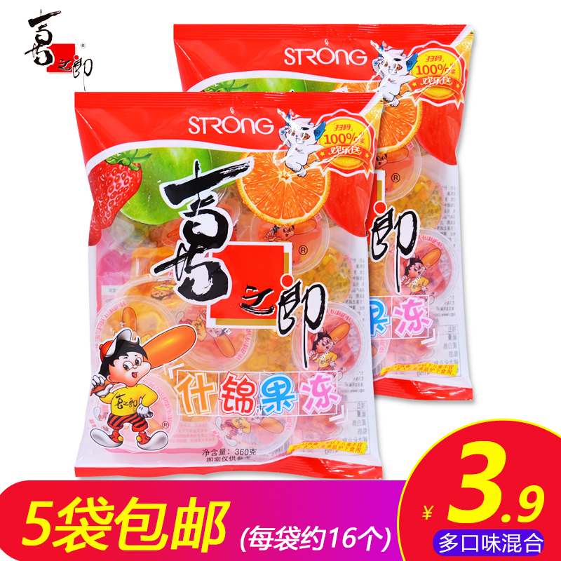 Joy Groom Lactic Jelly 360g Shummy Juice Multitaste Snack Snack Big Gift Bag Casual Food Jelly Pudding
