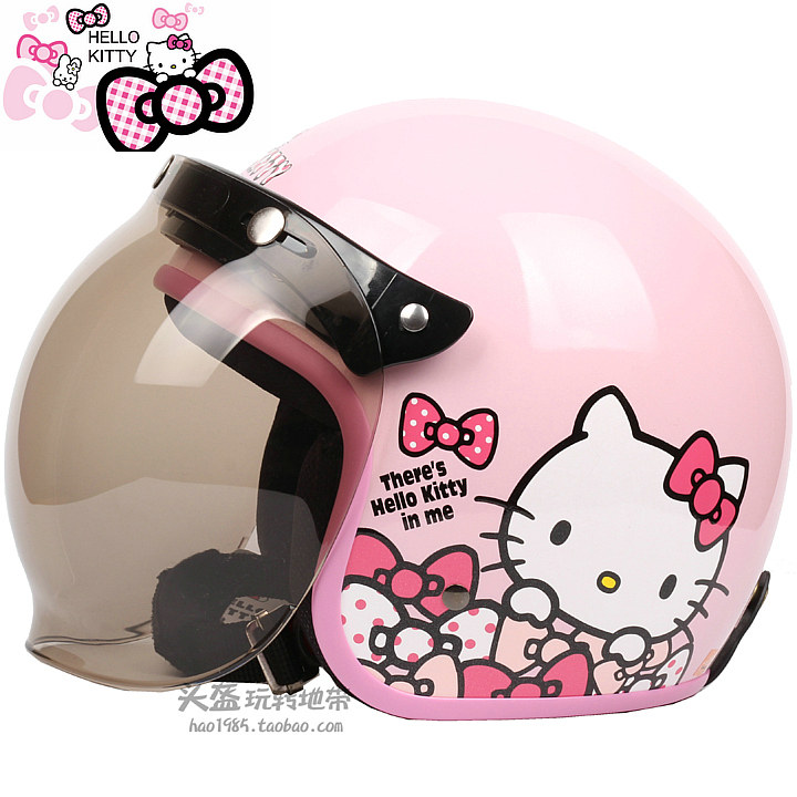 Taiwan EVO Dot Pink Harei Electric Motor Car Safety Helmet Male And Female Retro Safety Helmet Sunscreen Warm Winter