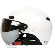 Taiwan EVO hand-painted bear white Harley electric motorcycle helmet unisex sunscreen UV four summer