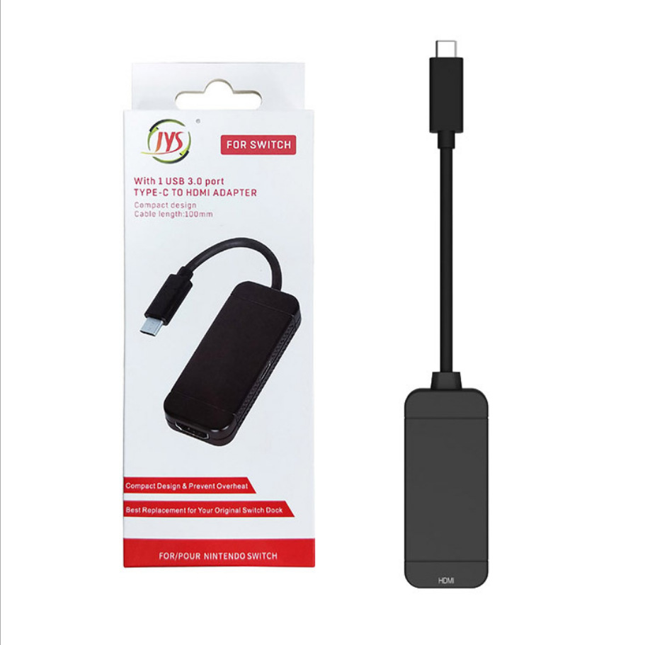 Switch three-in-one HDMI conversion cable Type-C TV converter TV TV base JYS-NS129