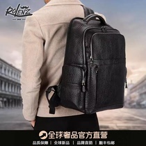 ROLENZ bags famous brand luxury goods big brand cowhide business mens backpack genuine leather backpack computer backpack