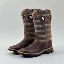 X new retro cowhide pattern embroidery western cowboy boots knight sleeve mens boots breathable lining 39 43 48 size