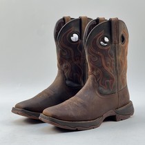 Size 41 lightweight and comfortable mens boots Cavalier riding boots Western retro cowboy boots sleeve embroidery