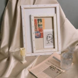 INS OIL Painting Art Card Chic Cage Prop Freida B & B