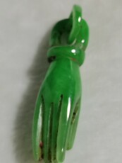 Украшения на шею 清代老翡翠纯天然原矿a货翡翠正品吊坠，挂件玉坠吊坠捡漏价99元