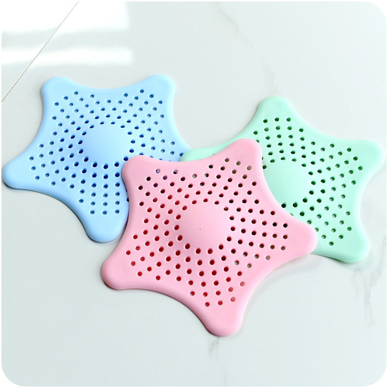 Powder room Bathroom floor drain artifact Sewer filter anti-hair large displacement cleaner dredge anti-blocking silicone