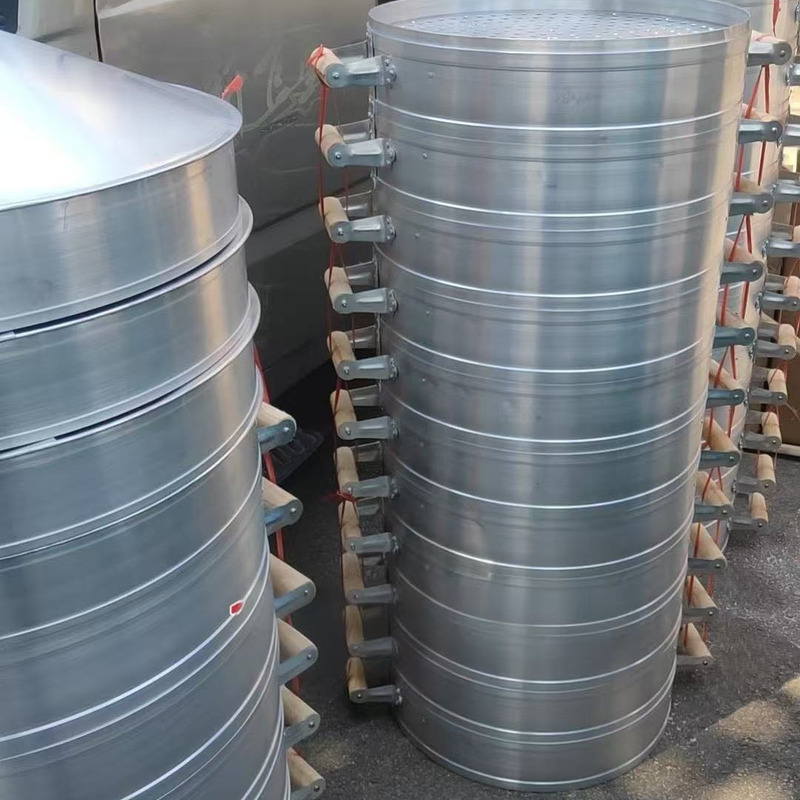 Steamer Handmade Aluminum Alloy Aluminum Steamer Thickeneded and Reinforced Aluminum Steamer Steamed Buns Steamed Buns Steamed Rice Steamer