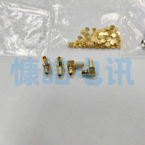 All copper high quality MMCX-JW-1 5 MMCX right angle male connector connected to RG316 RG178 silver plated wire