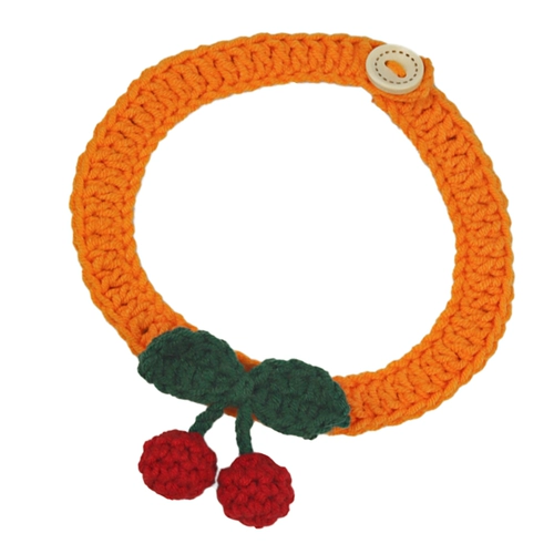 Плетеный шарф ручной работы, чокер, нагрудник, милый слюнявчик