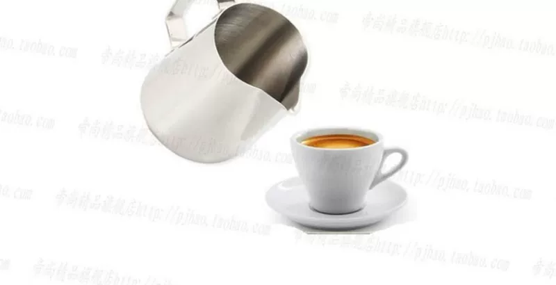 Cốc pha cà phê bằng thép không gỉ có mũi nhọn Miệng cốc pha cà phê Latte Nồi pha cà phê Xi lanh đựng cà phê Cốc cà phê Dụng cụ pha cà phê 350cc - Cà phê