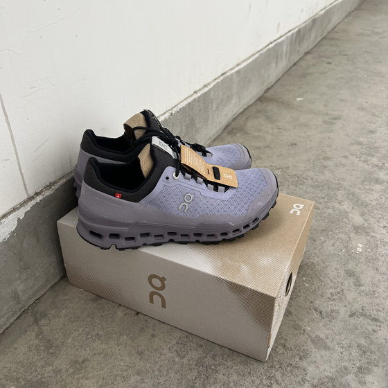 Anpa cloudultra haze purple women's shock absorption comfortable non-slip gripping off-road city versatile running shoes