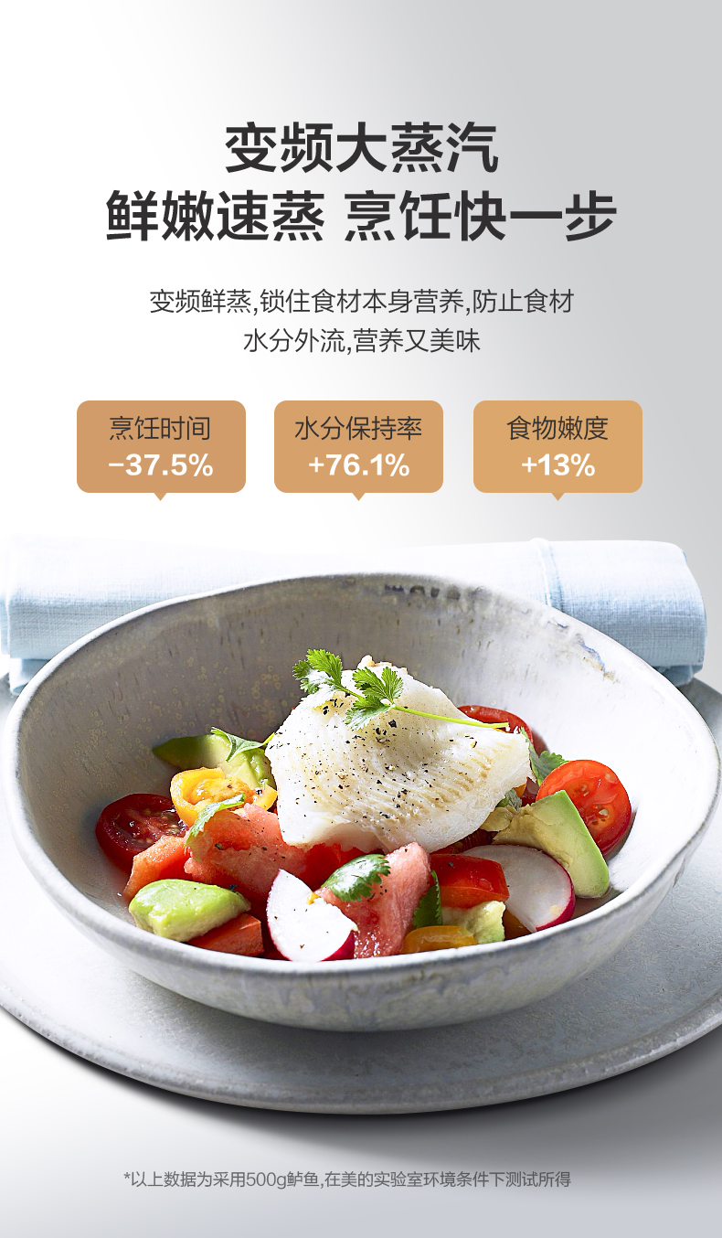 美的 ​BS5051W 嵌入式 搪瓷蒸烤箱 50L 图5