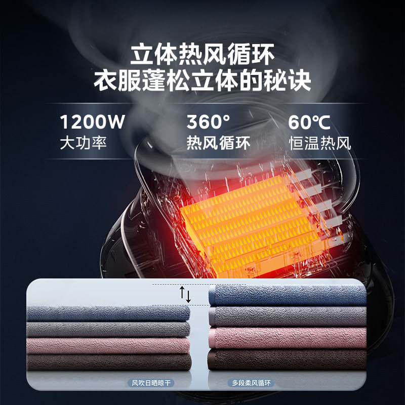 Сушилка для одежды Midea HBGJ12AA светло-желтая