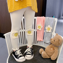 Baby Modal leggings 2022 new summer style for girls and children Western style thin ice silk children's anti-mosquito pants FW