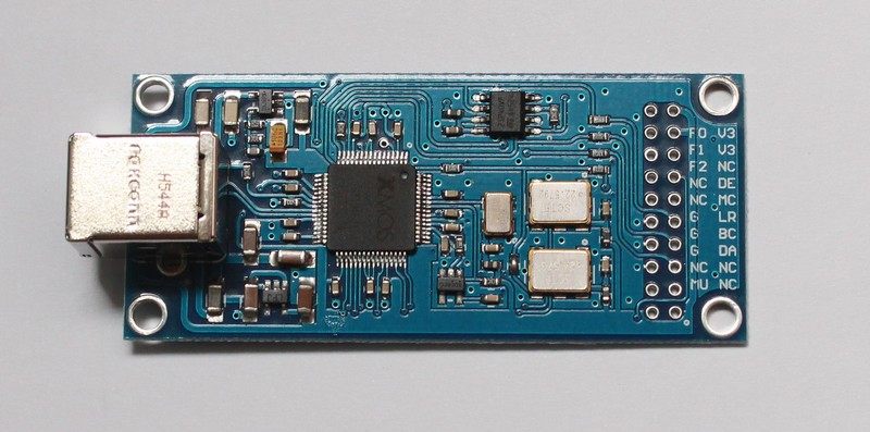 HIFI асинхронный цифровой модуль XMOS XU208 USB для подключения к IIS Поддержка DSD DSD256 Изображение 1