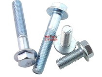 8 8 Class galvanized Outer hexagonal flange face screw flange screw with spacer bolt M6 * 8-10-12-14-60
