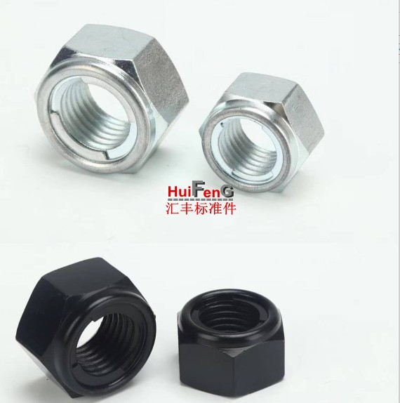 Full metal iron sheet Self-locking screw cap nut M8 * 1-10 * 1 1 25-20 * 1 5-M22 * 1 5 ~ M24 * 2