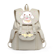 Hand-painted canvas backpack female junior high school and high school students new Korean fashion backpack wild canvas college student school bag