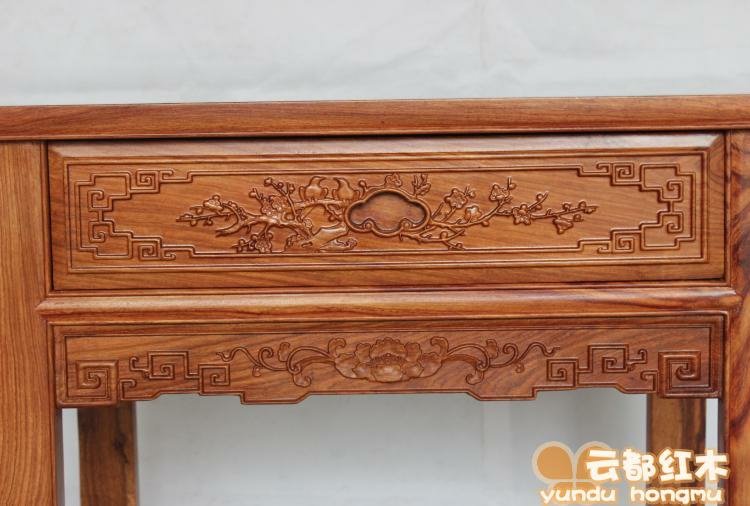 Bàn làm bằng gỗ gụ đại sảnh gỗ nguyên khối để bàn cho bàn Phật Shentai theo phong cách Trung Quốc - Bàn / Bàn mẫu bàn ghế đẹp