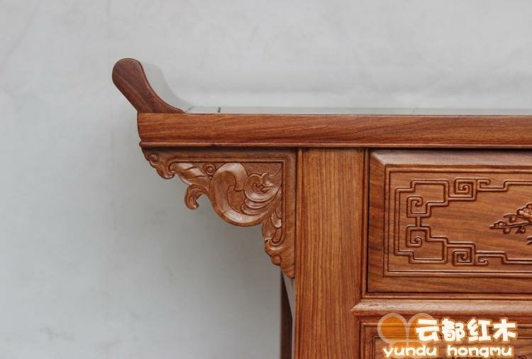 Bàn làm bằng gỗ gụ đại sảnh gỗ nguyên khối để bàn cho bàn Phật Shentai theo phong cách Trung Quốc - Bàn / Bàn mẫu bàn ghế đẹp