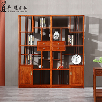 Mahogany furniture rosewood antique rack Chinese solid wood duobao pavilion bookshelf shelf partition antique rack display rack