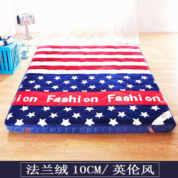 Dày nệm 1,5 m giường gấp tatami sàn để giữ ấm giường nhíp 1.8m1.2 m sinh viên 0.9 m pad