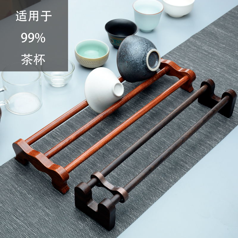 tea cup shelf solid wood tea set util tea road accessories tea cup containing placing rack leash shelf drying cup shelf