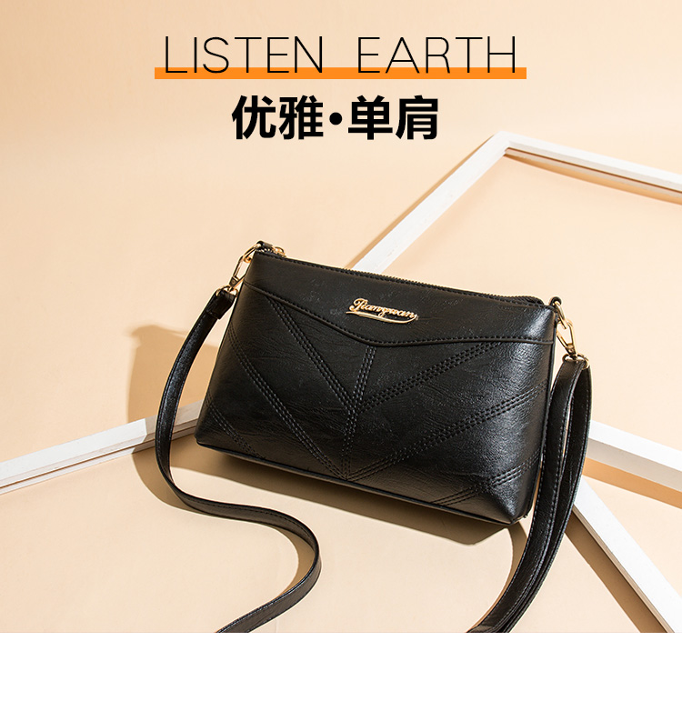 Trung niên nữ túi Messenger bag lady túi điện thoại di động purse mẹ mua thực phẩm chéo handcuffs túi nhỏ mẹ-trong-pháp luật đơn giản balo da nữ