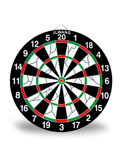 健力王飞镖盘室内家用靶子成人玩具飞镖靶双面标靶盘练习娱乐耐打