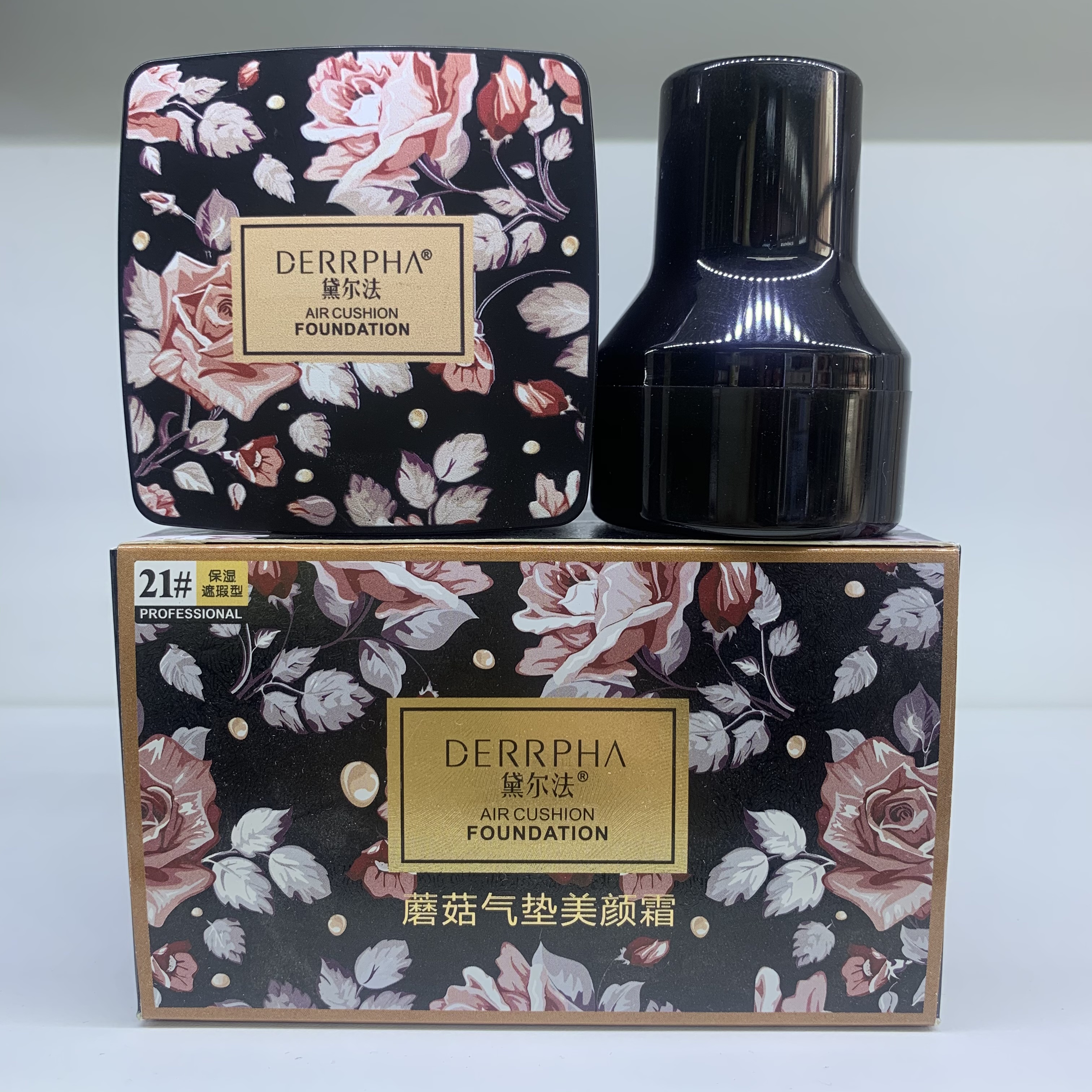 Delle Fa Mushroom Air Cushion Beauty Cream Small Mushroom Head Tibright skin moisturizing Moisturizing Persistent BB Dyal