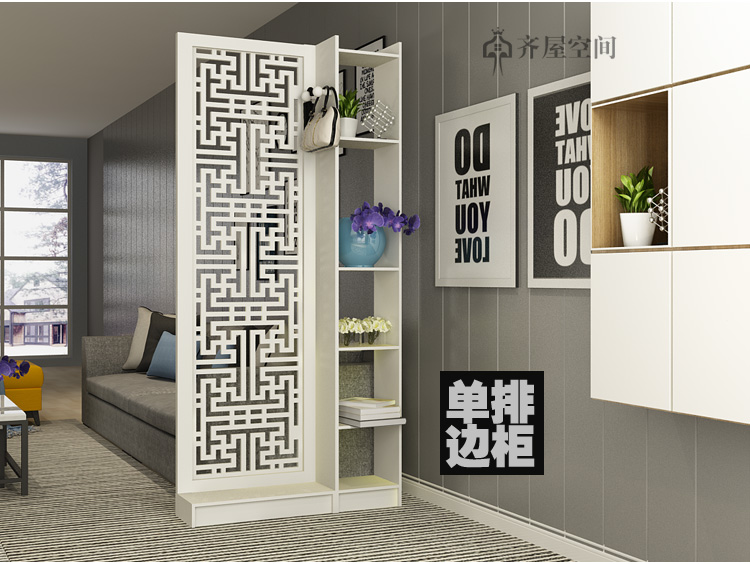 Vách ngăn phòng khách phong cách châu Âu đơn giản hiện đại nhà hàng vách ngăn tủ hiện đại tối giản đa chức năng trang trí tủ hai mặt - Màn hình / Cửa sổ vach ngan dep