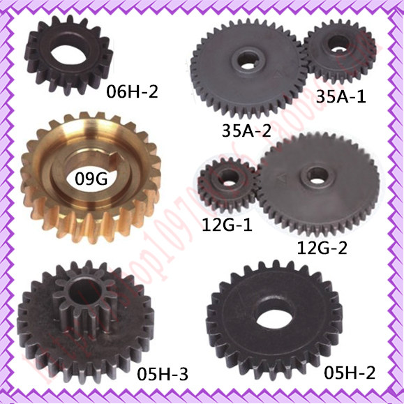 Taiwan Beetja Gaxing Send material machine feeder accessories Double gear copper turbine 24 25 25 40 40 44