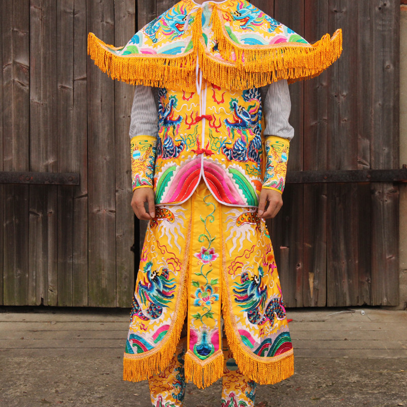 Tianlong Embroidery Plane Embroidery Officer will be the first Ssangyong waistcoat waistcoat skirt hand buckle foot buckle complete set