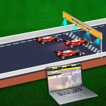 Mosquito car timer mini-z off-road remote control car circulator software score release system infrared timing scoring