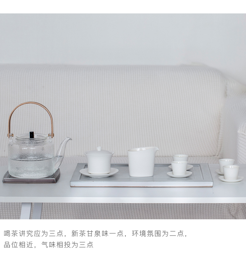 Unknown white porcelain impression only three tureen ceramic bowl kung fu suit Japanese hot tea light proof with cover in a teacup