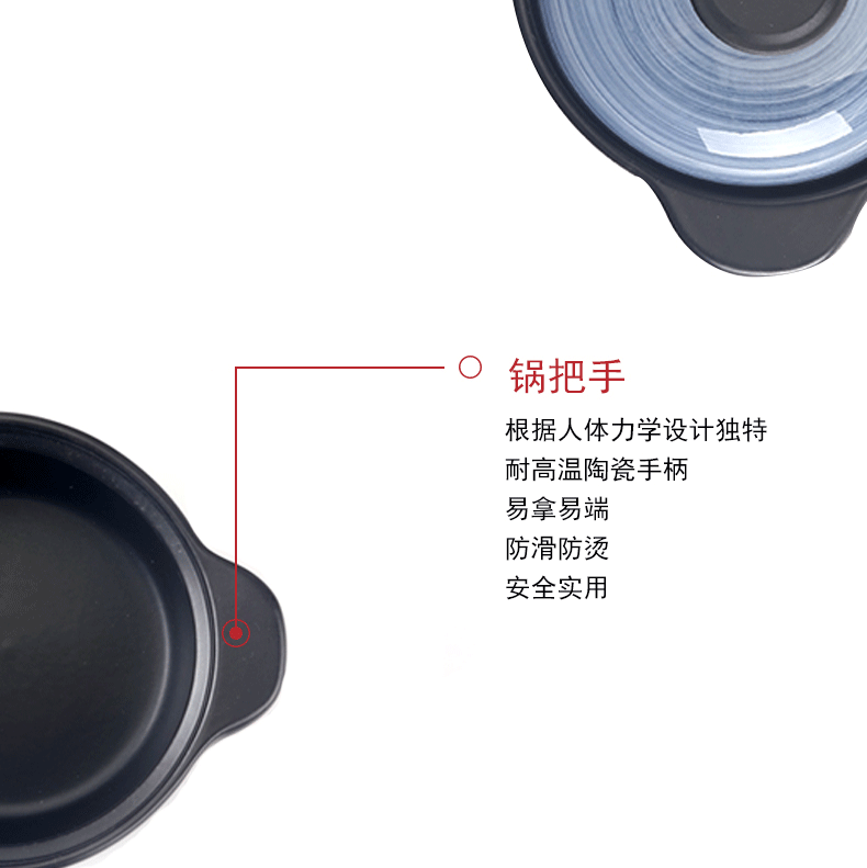 Unknown impression casserole stew household gas flame earth ceramic soup to heat soup pot size capacity