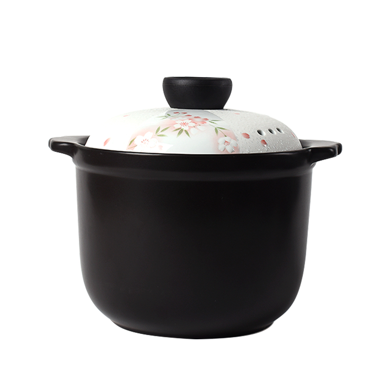 Ceramic heat casserole soup flame large capacity of household gas pot stew stew with clay soup rice casserole