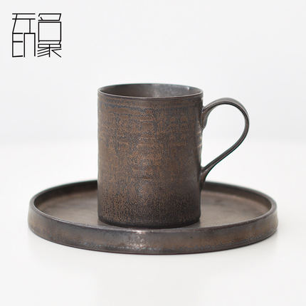 Unknown impression coffee cup retro ceramic cup creative contracted art cup coffee cups and saucers move