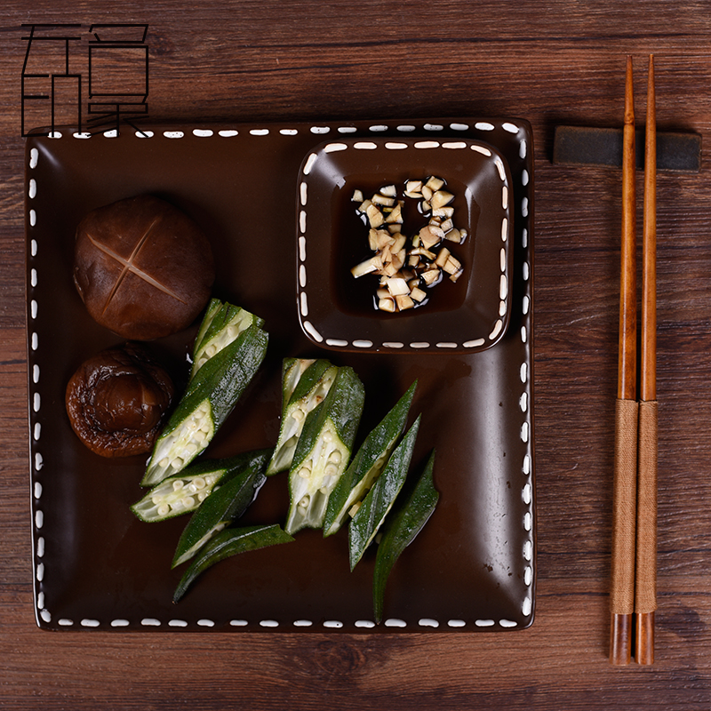 Creative European household ceramics tableware move western - style suit dish the original vintage dishes dish dish dish plates
