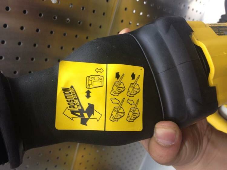 Пила сабельная 得伟墨西哥进口dw304pk 1000w重型往复锯马刀锯金属木材切割机 DEWALT