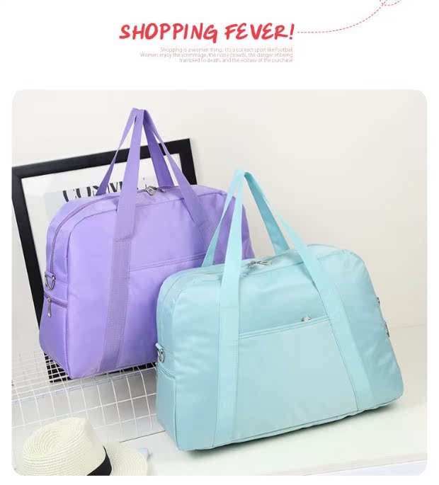 Unisex mới không thấm nước gấp túi du lịch xách tay công suất lớn túi hành lý quần áo túi du lịch thể dục túi vải du lịch nữ