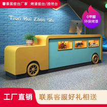  Kindergarten education and training institutions Front desk School paint bar Mother and baby shop Childrens clothing store cashier customization