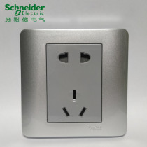 Schneider E8000 ZENcelo light point silver grey 10A 250V 5-hole socket 23 socket