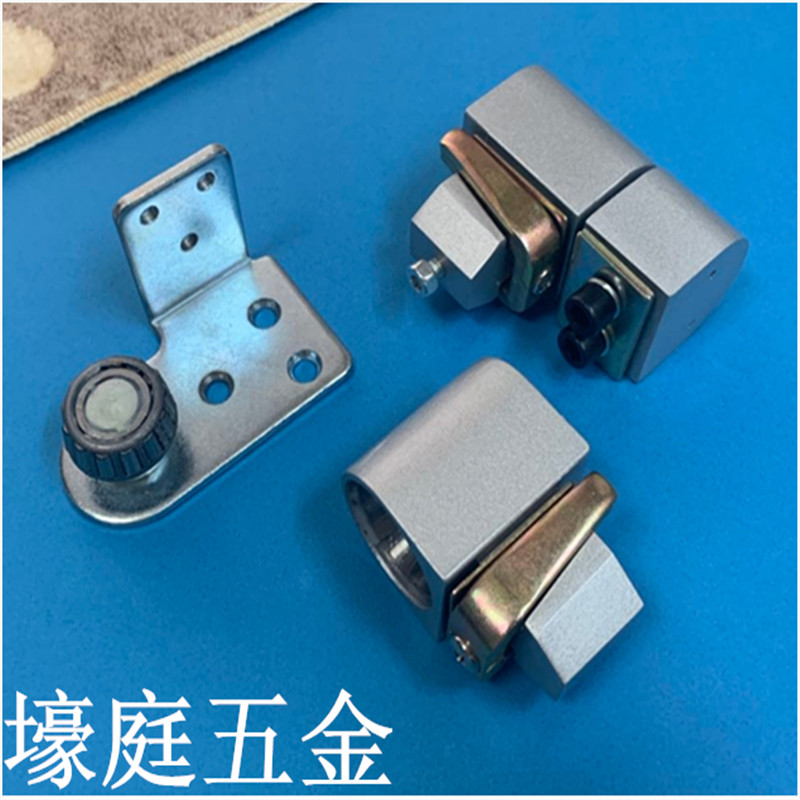 KFC ground axis McDonald's door axis Aluminum alloy flat door shaft accessories hinge world hinge