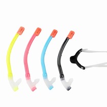 Professional swimming training for children and adolescents anti-choking dry breathing tube front-mounted snorkeling teaching auxiliary equipment