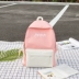 Schoolbag nữ phiên bản tiếng Hàn của trường Sen College gió Đơn giản sinh viên đại học nữ trung học nữ sinh ba lô đeo vai nữ balo nhỏ gọn cho nữ Ba lô