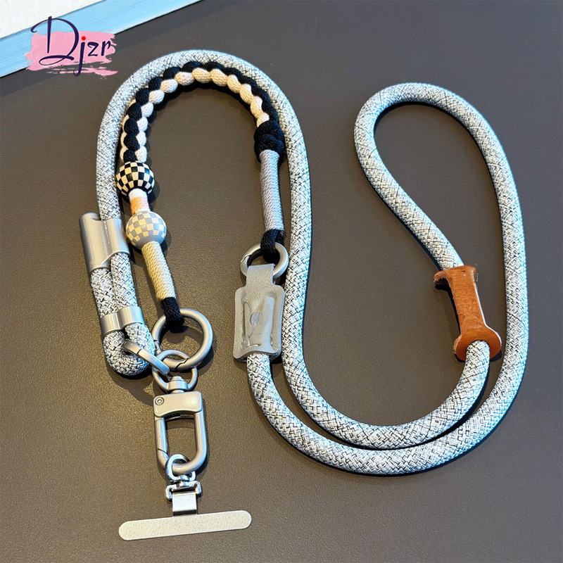High-End Woven Adjustable Mobile Phone Chain, Three-Use Contrasting Color Wrist Chain, Cross-Body Wearable, Outdoor Anti-Lost Mobile Phone Hanging Chain High-End Woven Adjustable Mobile Phone Chain, Three-Use Contrasting Color Wrist Chain, Cross-Body Wearable, Outdoor Anti-Lost Mobile Phone Hanging Chain