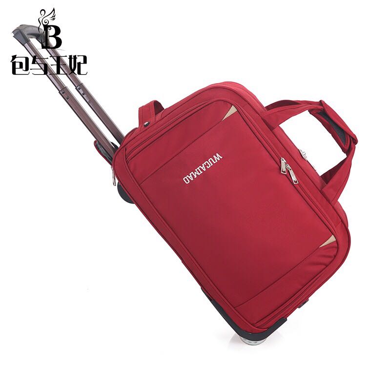 Túi xách tay hành lý nam và nữ có sức chứa lớn Oxford vải hành lý túi du lịch lên máy bay khung gầm 22 inch vali kéo trẻ em